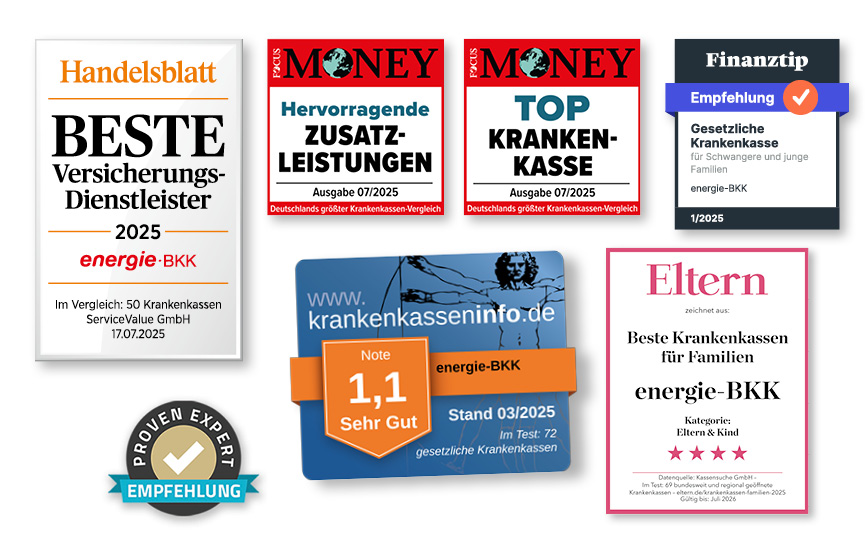 Siegel 2019 krankenkasseninfo.de und provenexpert